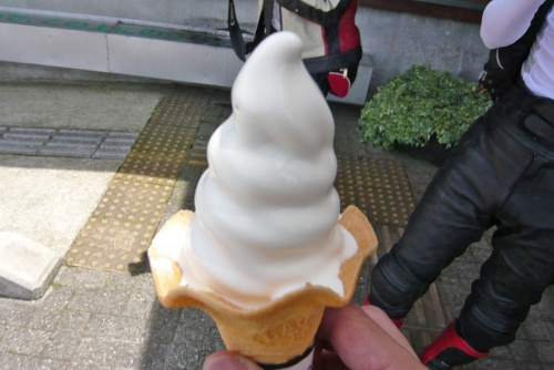 ▲みるくの里の濃厚ソフトクリーム