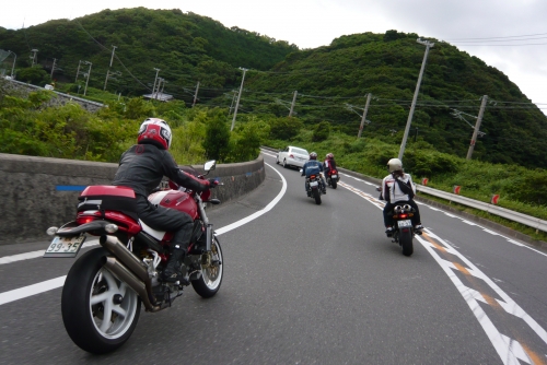 ▲潮岬から宿へ向けて