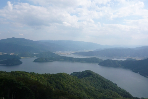 ▲山頂からの展望（その１）