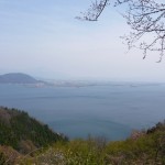 ▲つづら尾展望台から琵琶湖を望む。